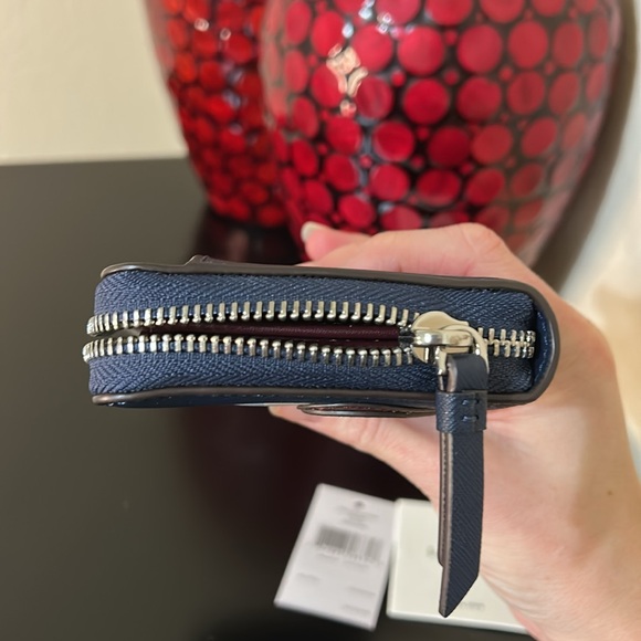 Kate Spade NWT Love Birds Large Continental Wallet - Navy Leather Bird Appliqué - Picture 10 of 17